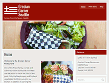 Tablet Screenshot of greciancornerseattle.com